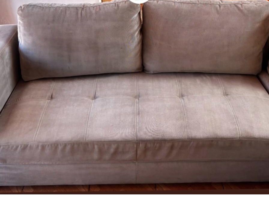 Sillón después de la limpieza